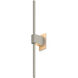 Z-Bar LED 24 inch Brushed nickel Wall Sconce Wall Light, Center Mount